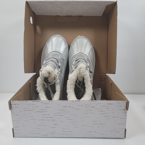 Sorel x Disney Frozen Out N About Women's Silver Boots US Size 7.5 - Picture 3 of 11